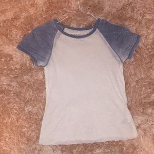 Thin short sleeve see through